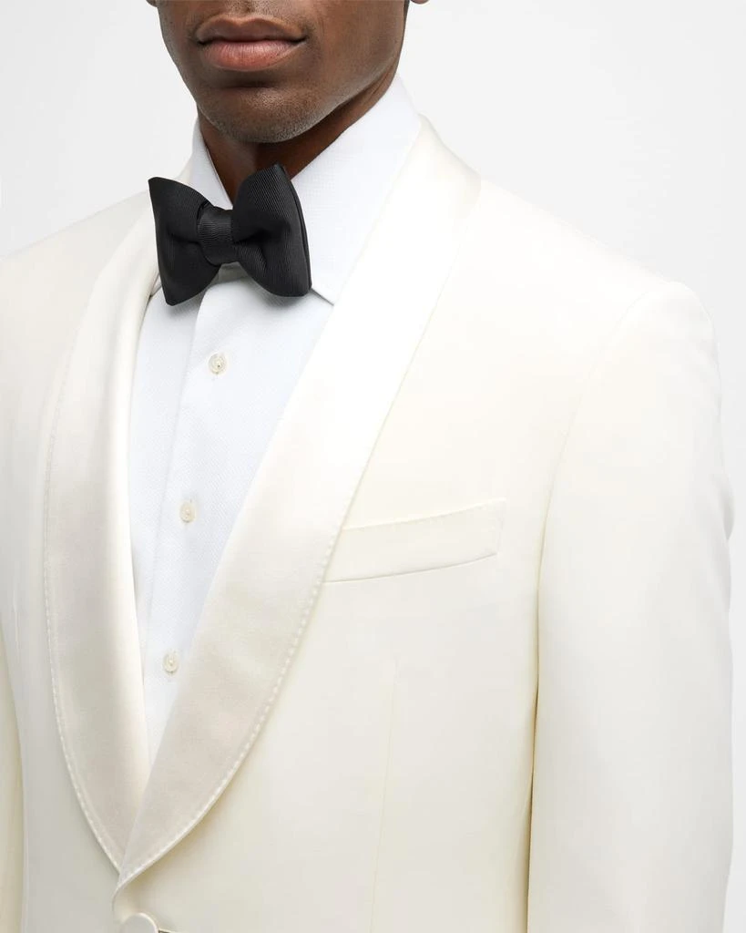 Zegna Men's Wool Shawl Dinner Jacket 8