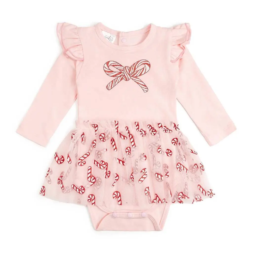 SWEET wink Sweet Wink - Kid's Confetti Long Sleeve Tutu Bodysuit