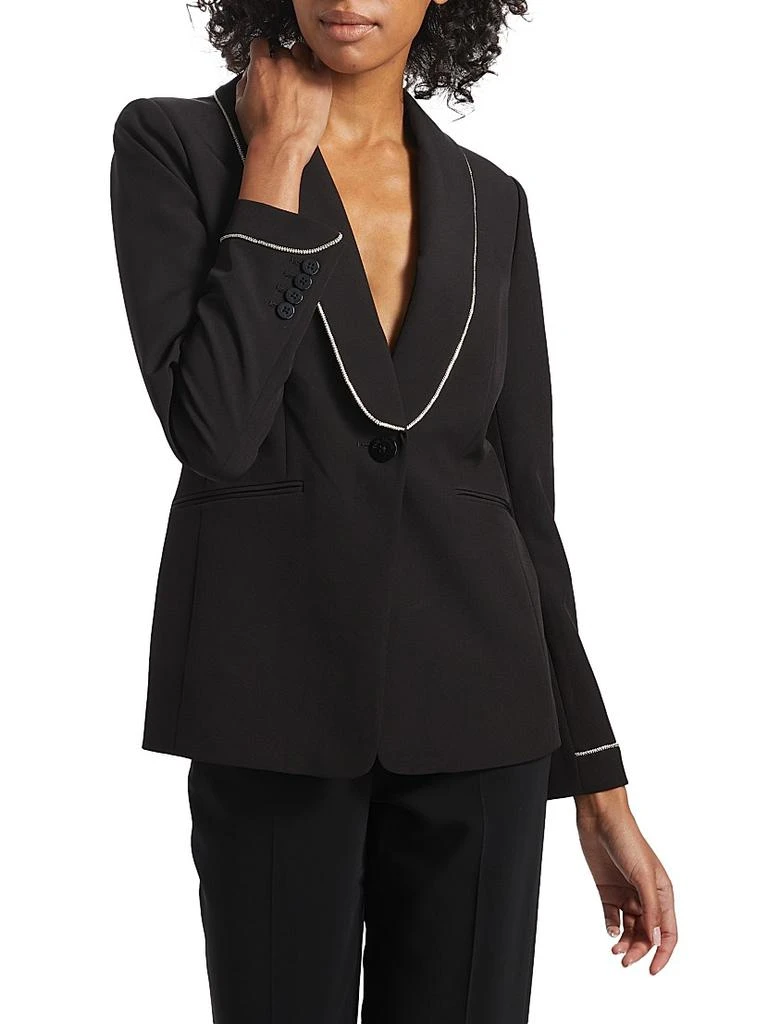 Tahari Lexy Crystal-Trimmed Blazer 3