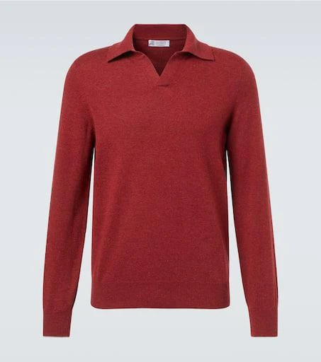 Brunello Cucinelli Cashmere polo sweater 1