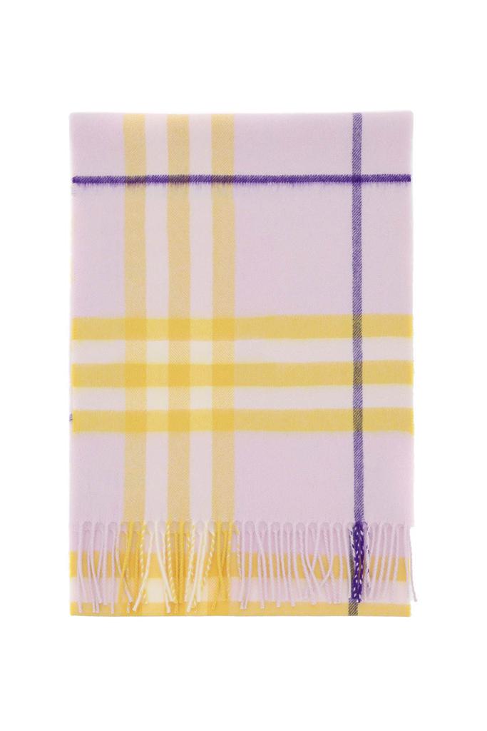 Burberry check cashmere scarf