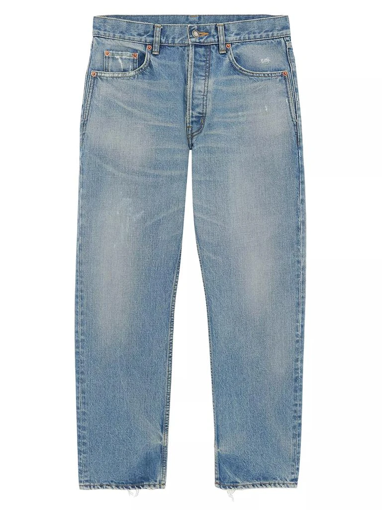 Yves Saint Laurent Mick Jeans In Charlotte Blue Denim 1
