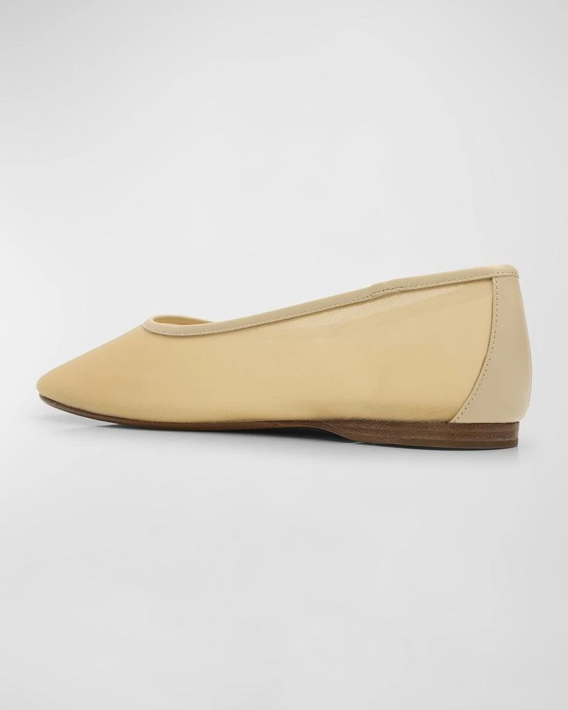Vince Leah Mesh Square-Toe Ballerina Flats 5