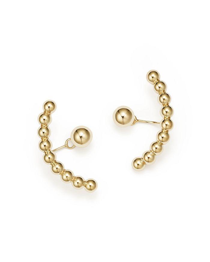 Bloomingdale's Ball Stud Ear Jackets in 14K Yellow Gold