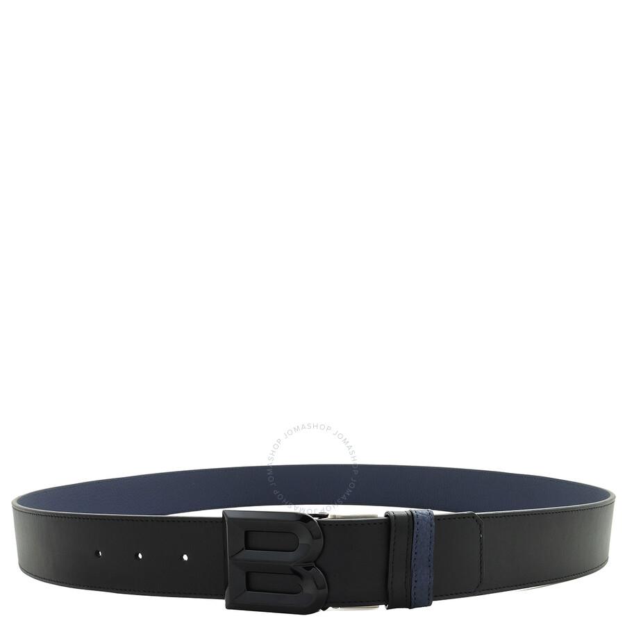 Bally B-Logo Buckle Reversible Leather Belt