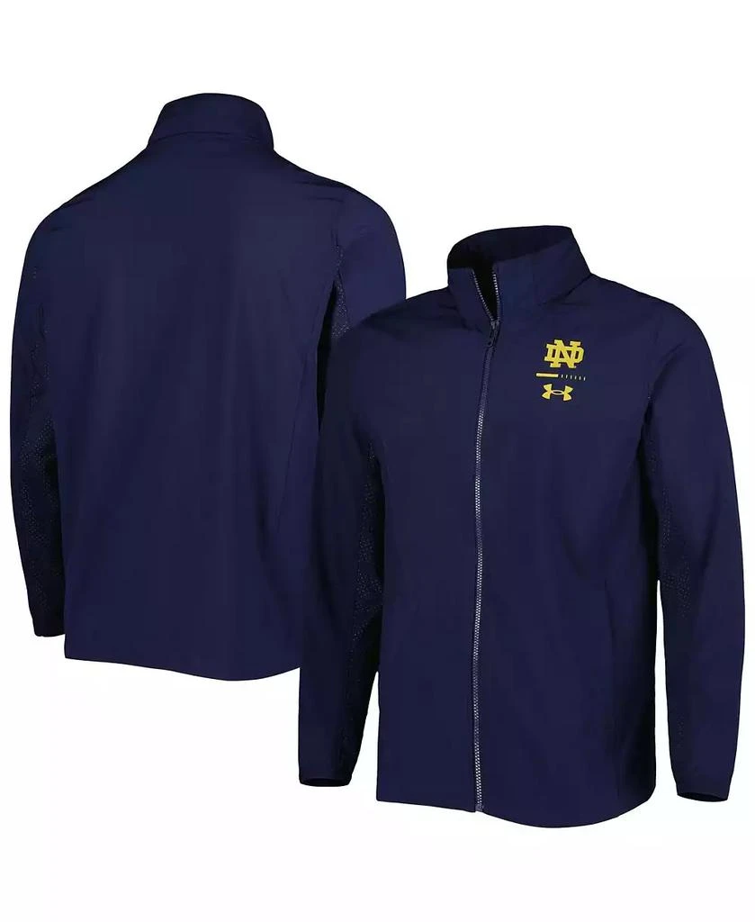 Under Armour Men's Navy Notre Dame Fighting Irish Squad 3.0 Full-Zip Jacket 1