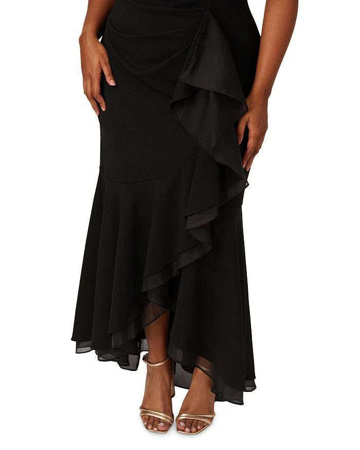 Adrianna Papell Ruched Crepe Dress 5