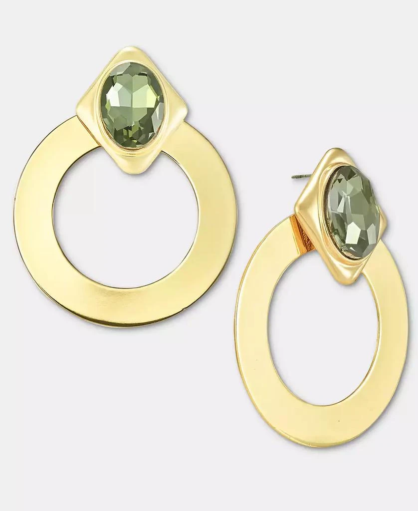 INC International Crystal 
Hoop Drop Earrings, Macy
s Exclusive