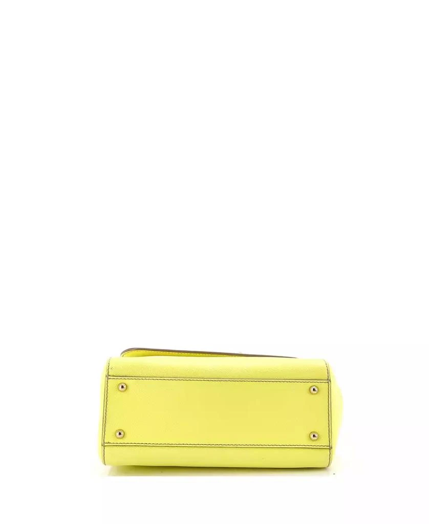 Pre-Owned Dolce 
Gabbana Medium Miss Sicily Bag Printed Leather 4