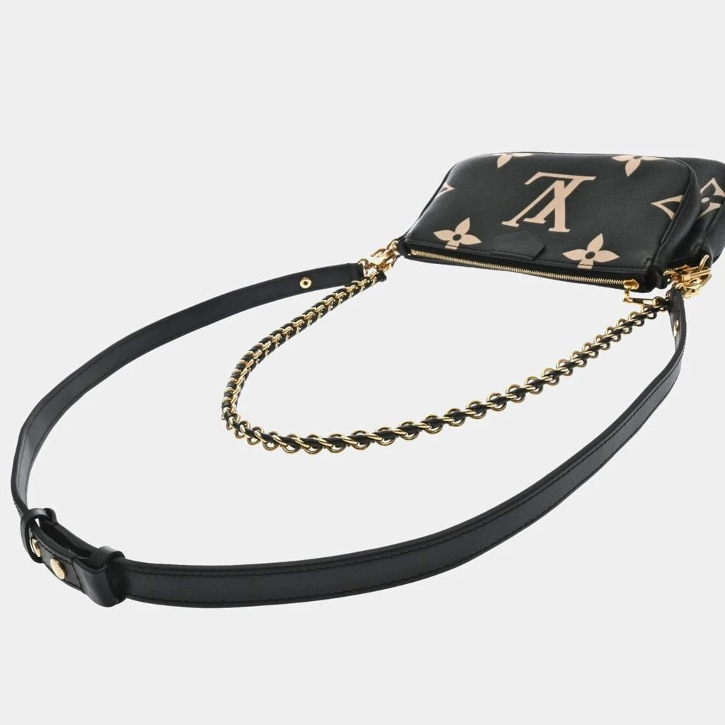 Louis Vuitton Louis Vuitton Black/Beige Monogram Empreinte Multi Pochette Accessoires Shoulder Bag 5