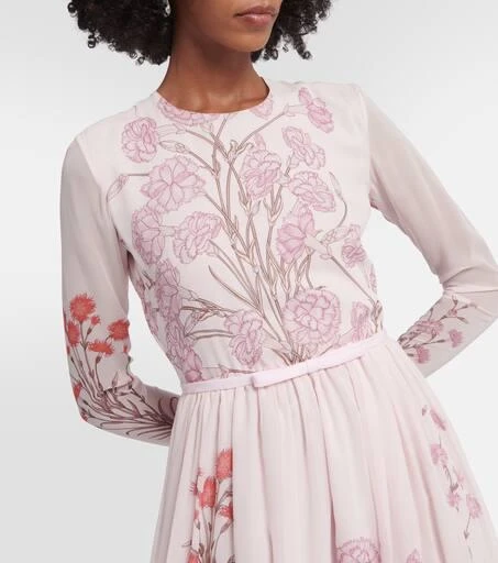 Giambattista Valli Floral silk georgette gown 4