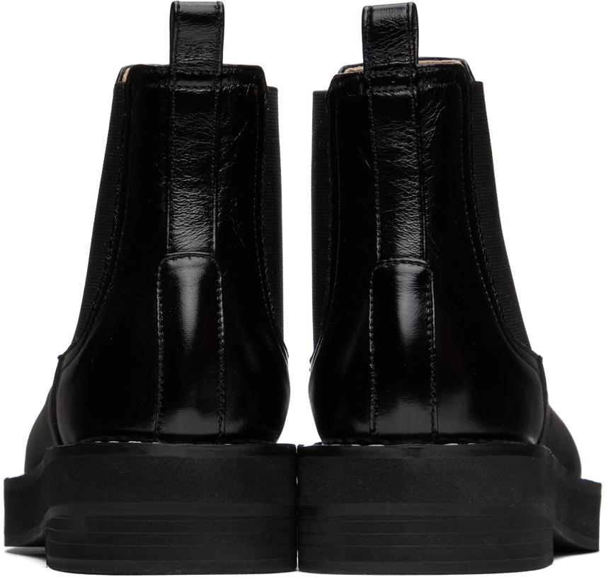 【関税込み】COMME SE-A SSENSE限定 ブラック Ronda ブーツ SSENSE Exclusive Black Ronda Boots by COMME SE-A on Sale