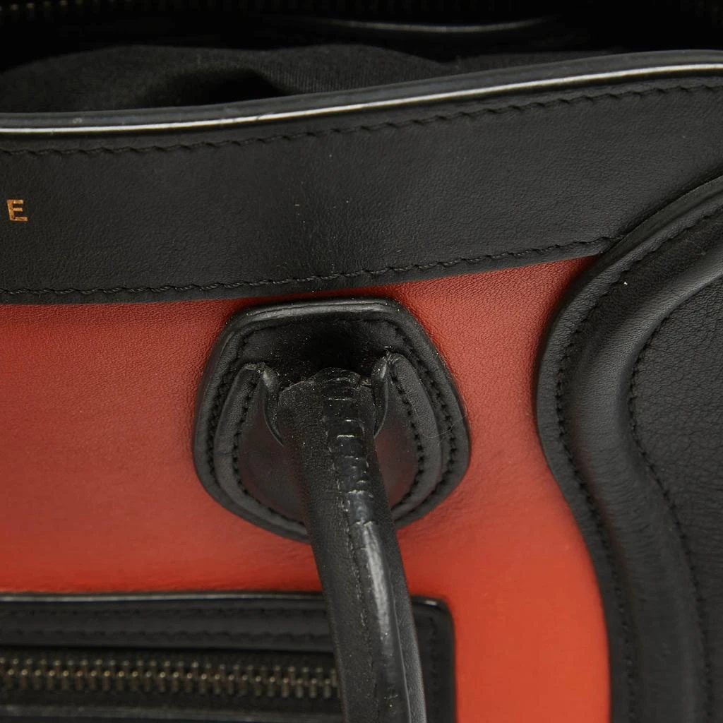 Celine Tri Color Leather Nano Luggage Tote 3
