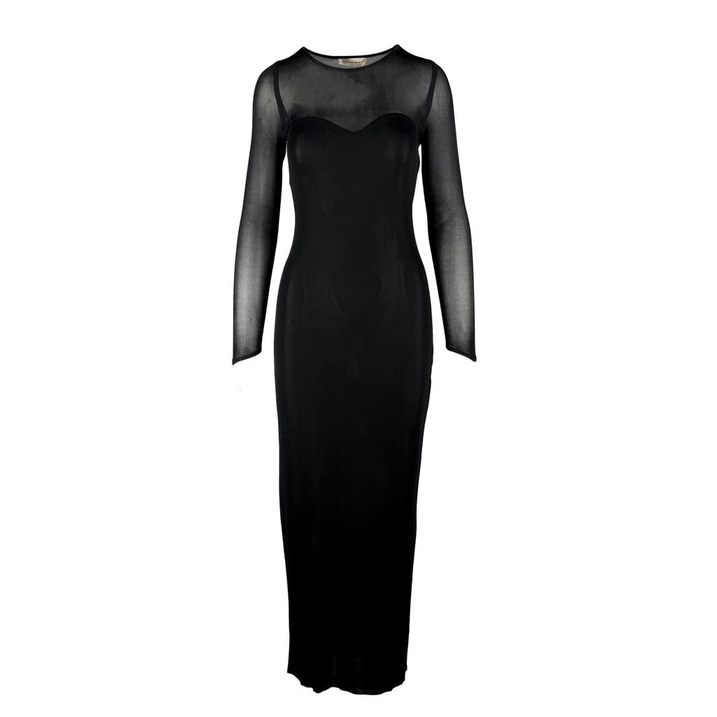 90s mugler dress Mesh Long Dress - '90s – On Sale Now with Up to 18% Off