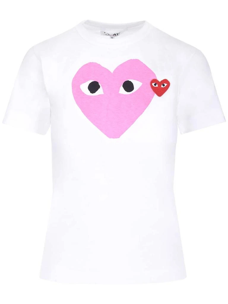 Comme des Garcons Pink Heart T-shirt 1