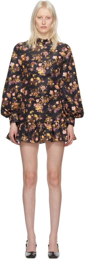 Kika Vargas Black Cher Minidress 1