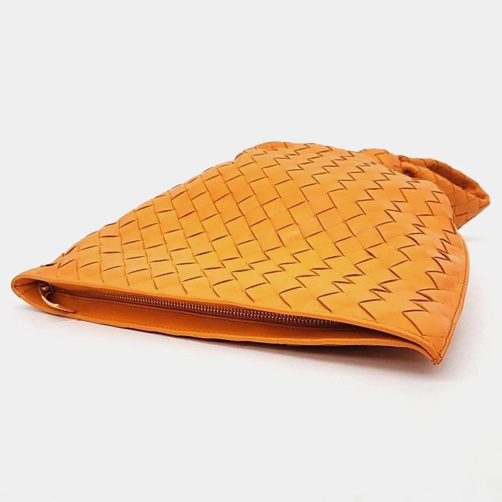Bottega Veneta Bottega Veneta Orange Leather BV Twist Top Handle Bag 3