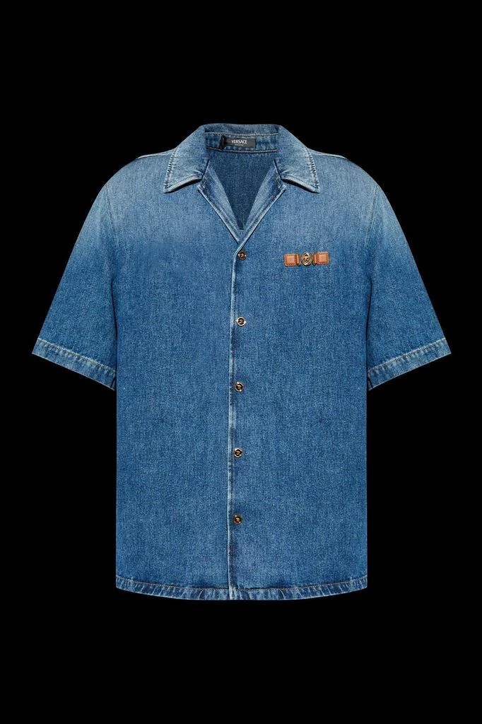 Versace Versace Short-Sleeved Denim Shirt 1