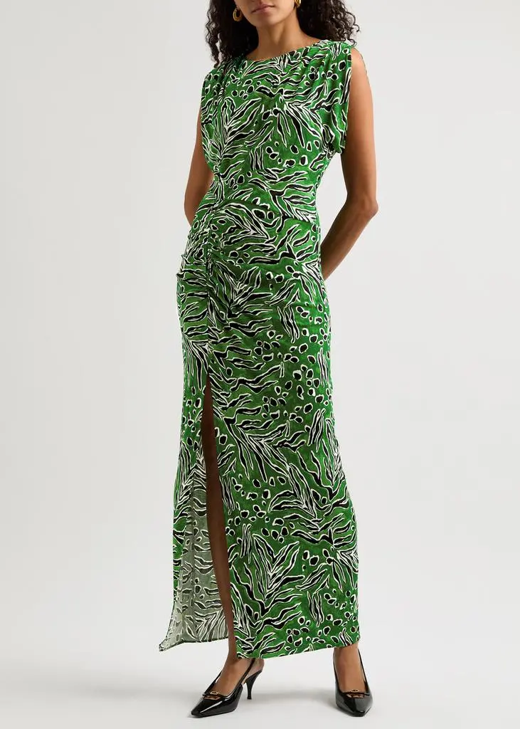 Diane von Furstenberg Gertrude printed jersey maxi dress 2