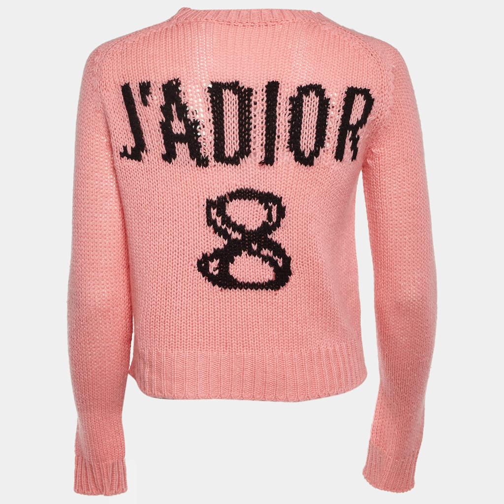 Christian Dior Pink J'Adior Cashmere Knit Sweater S – On Sale Now