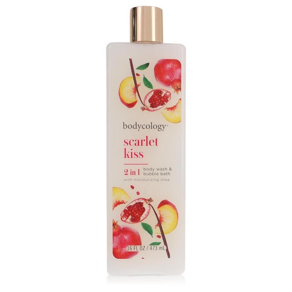 bodycology 16 oz Scarlet Kiss Body Wash & Bubble Bath for Women