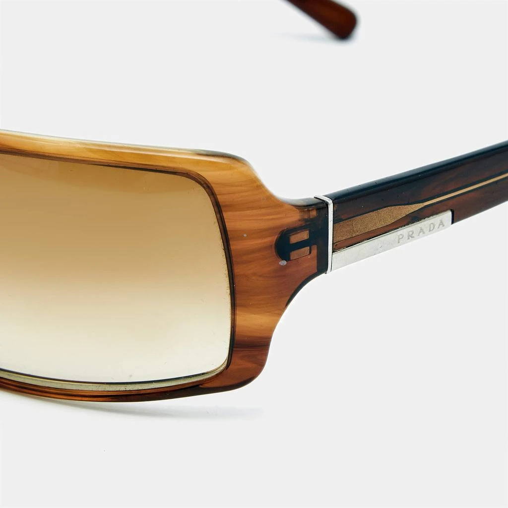 Prada Brown Gradient SPR24G Rectangle Sunglasses – On Sale  display picture 3