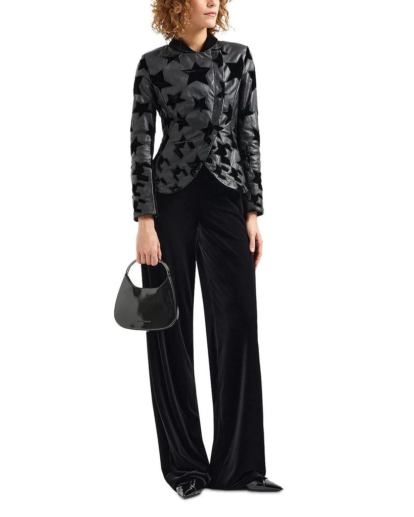 Emporio Armani Velvet Stars Leather Jacket 2