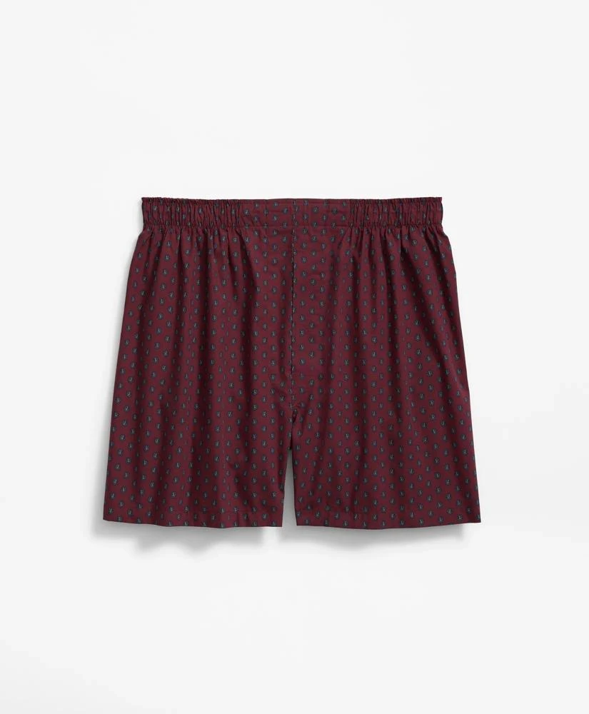 Brooks Brothers Cotton Broadcloth Foulard Boxers 1