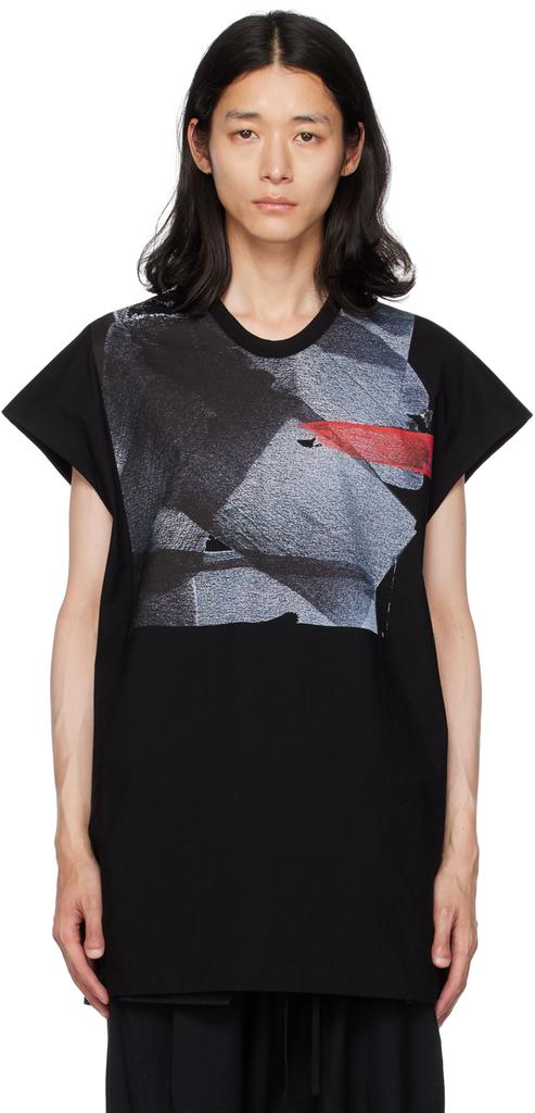 Julius Black Printed T-Shirt