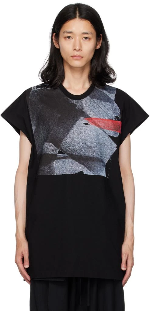 Julius Black Printed T-Shirt 1