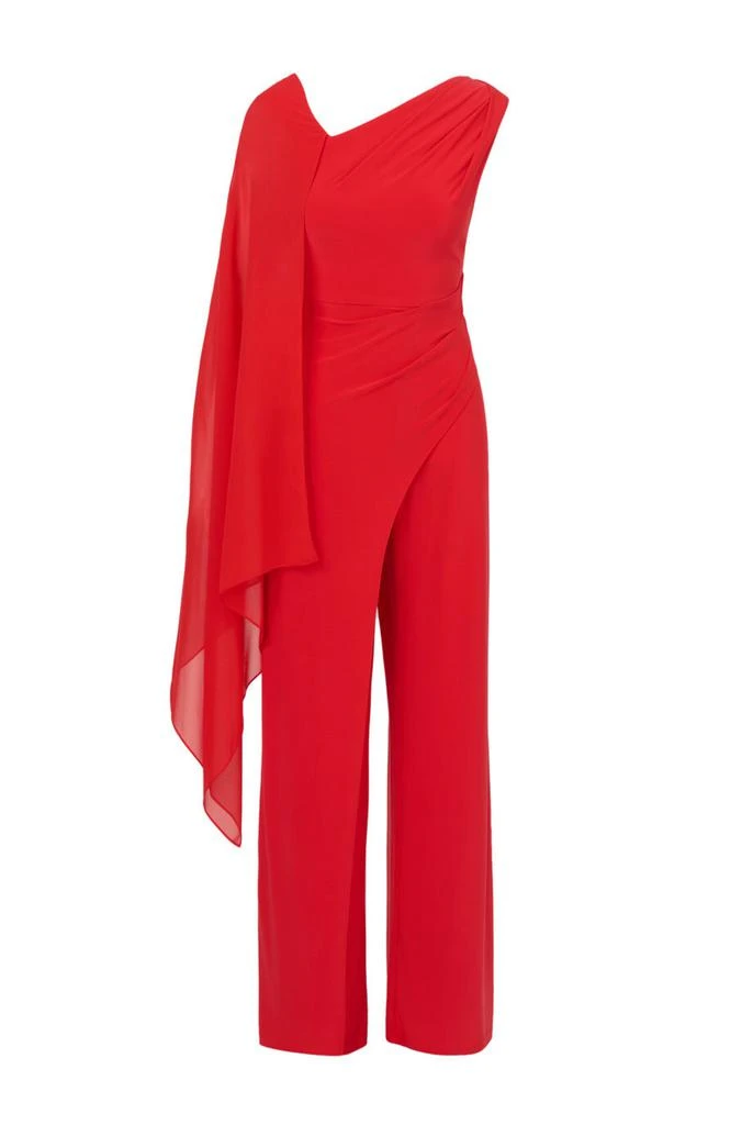 Adrianna Papell Asymmetrical jersey jumpsuit Jumpsuits Compare