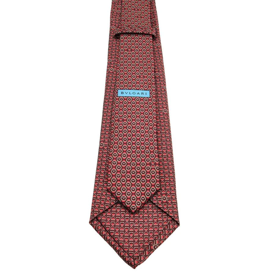 BVLGARI Pictoria Time Wrap Silk Tie 3