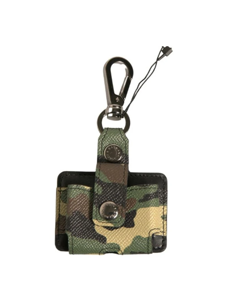 Dolce
Gabbana Camouflage Leather Metal Airpods Men
s Case