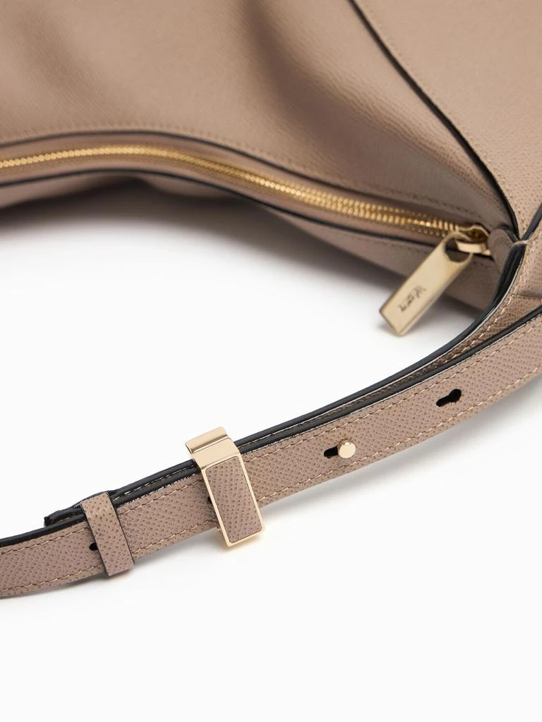 VALEXTRA Small Vivi Leather Hobo Bag 2