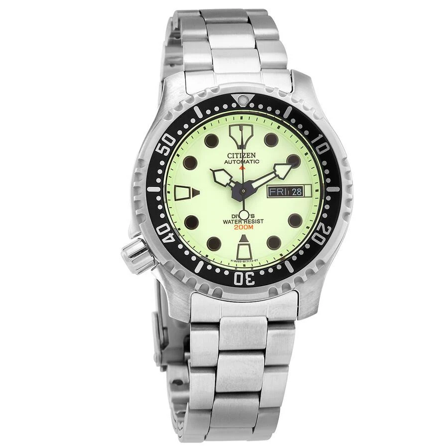 Citizen Promaster Marine Automatic Green Dial Men
s Watch NY0040-50W 1