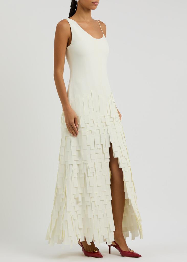 A.W.A.K.E MODE Laser-cut crepe maxi dress