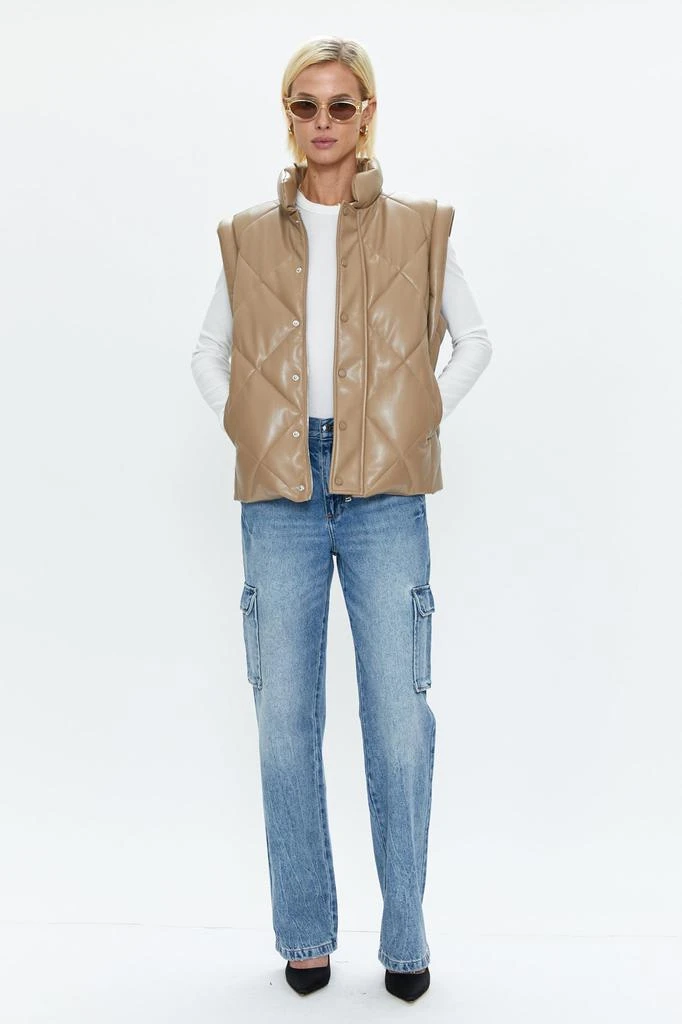 Pistola Denim Candice Puffer Vest - Chai 2