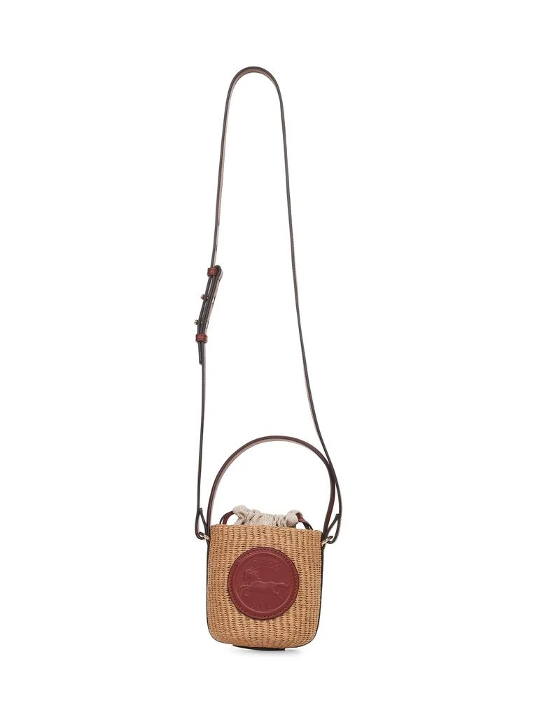 Chloé CHLOé | Brown mini Horse Medal basket bag | Women | PZ 1