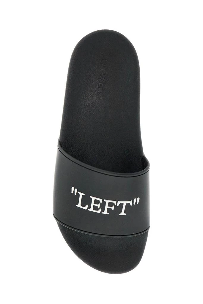Off-White Rubber Slides For Left And Right 2