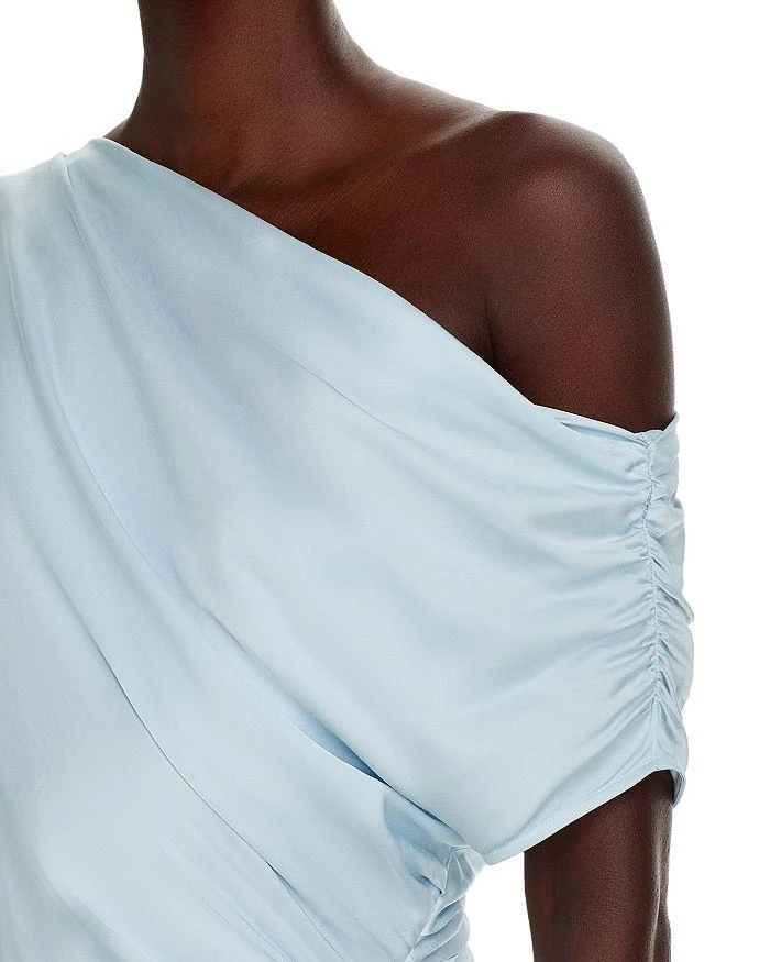 A.L.C. Penny Draped One Shoulder Gown 6
