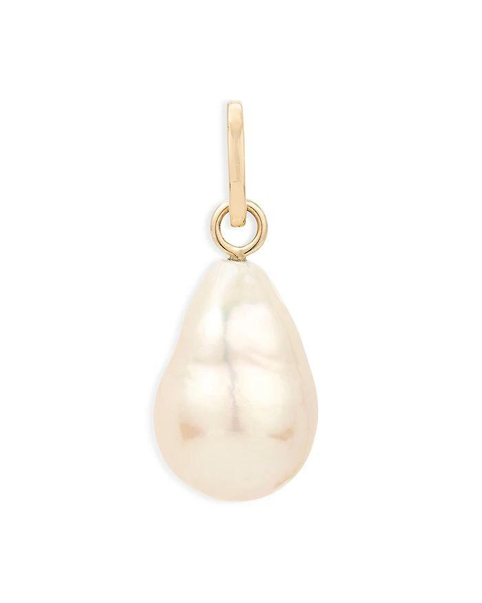 Adina Reyter 14K Yellow Gold Cultured Freshwater Pearl Drop Hinged Charm