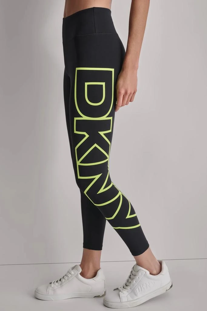 DKNY HIGH WAIST 7/8 EXPLODED LOGO LEGGINGS 4