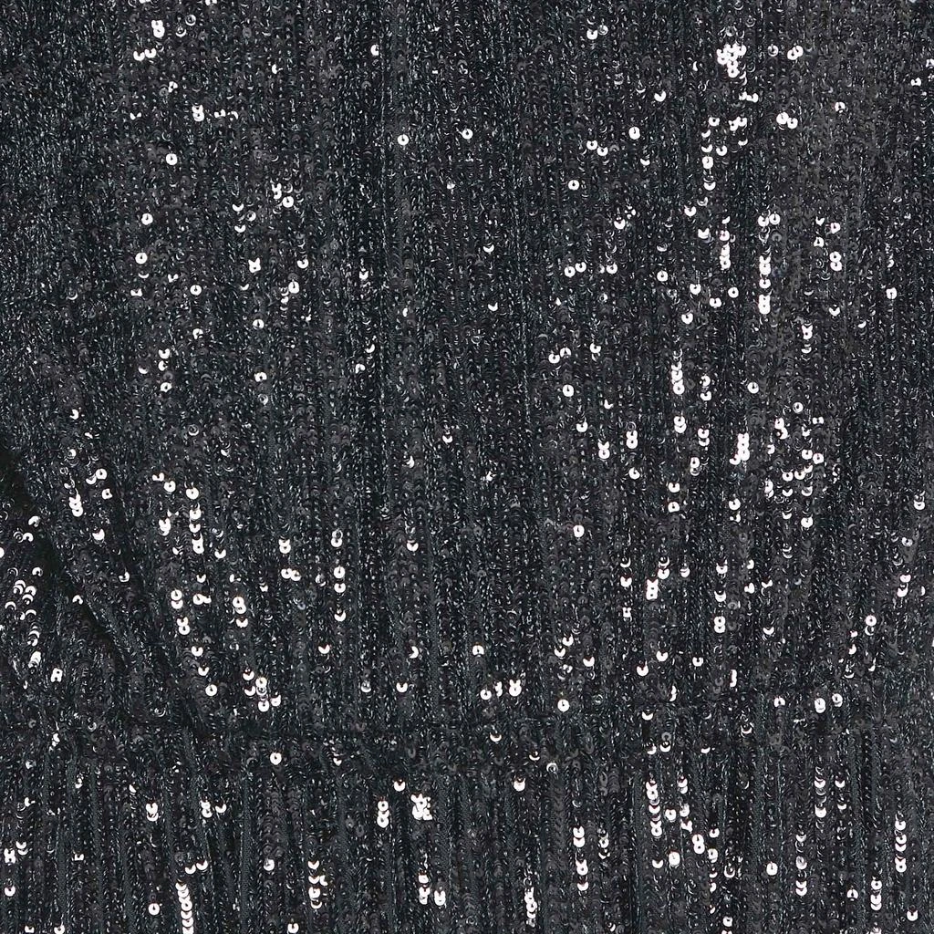 Yves Saint Laurent Saint Laurent Paris Black Sequin Long Gown M 3