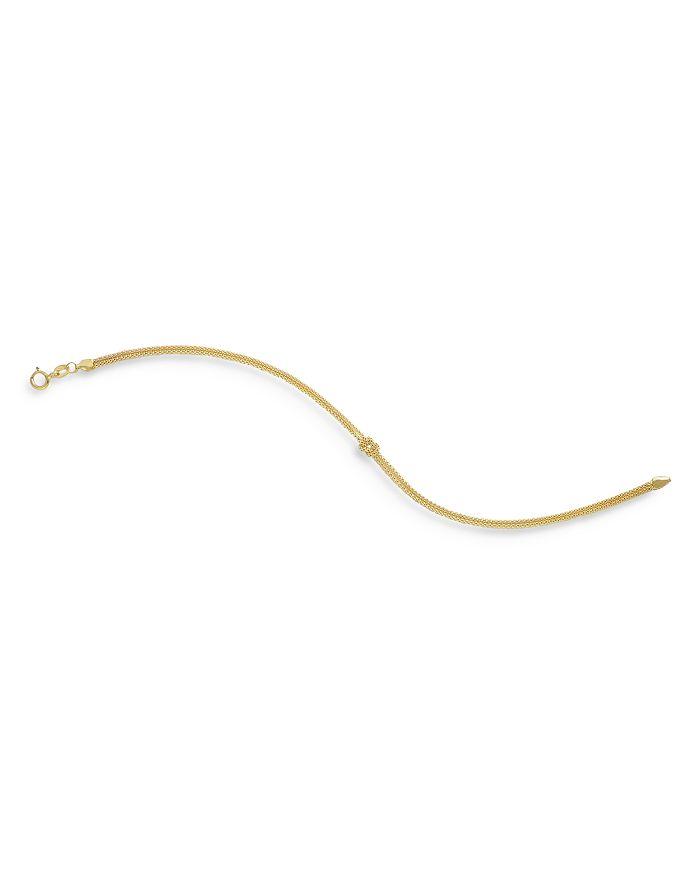 Alberto Amati 14K Yellow Gold Knotted Popcorn Link Bracelet