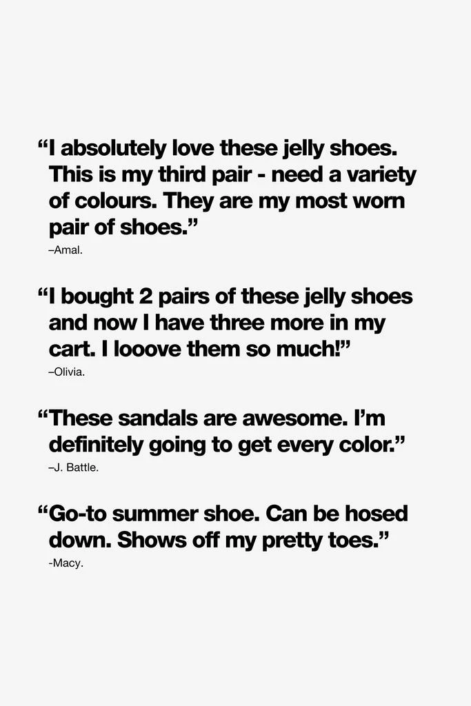 Los Angeles Apparel JELLYFL - Jelly flats 39