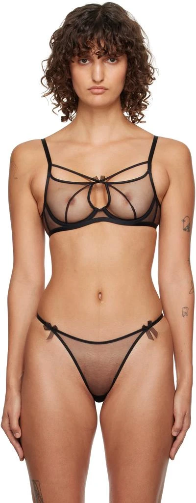L'Agent by Agent Provocateur Black Buffie Bra 1