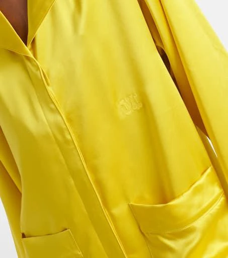 Max Mara Elegante Vasaio silk pajama shirt 5