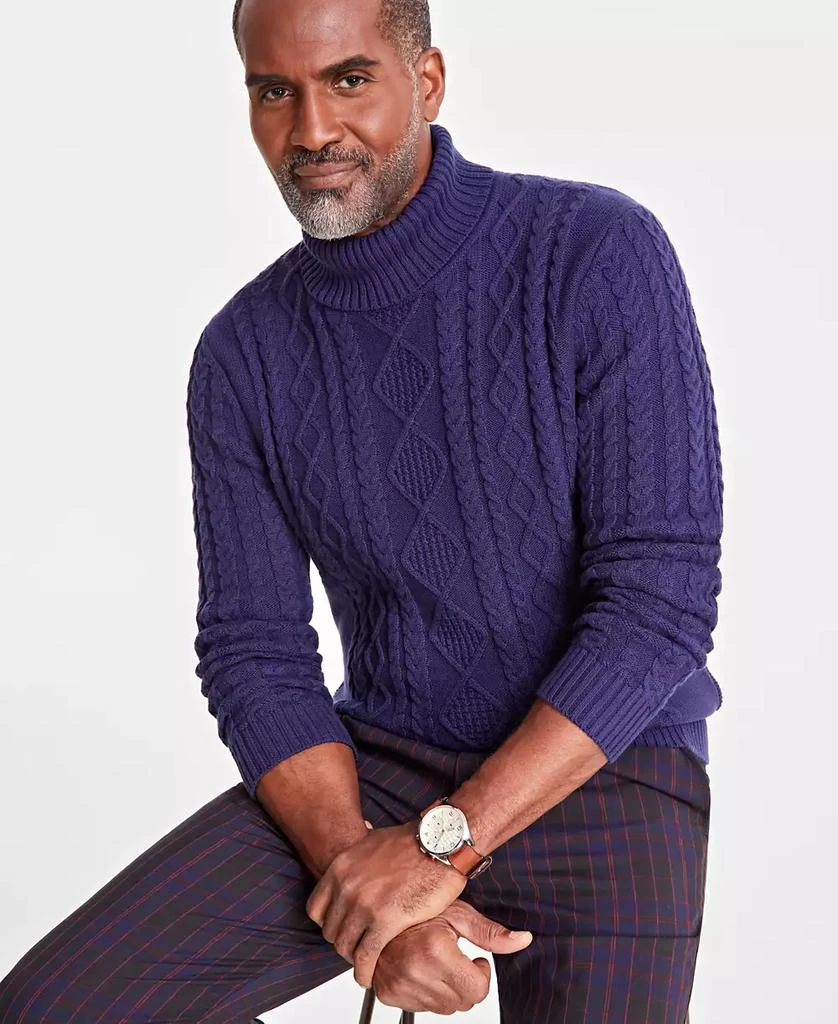 Club Room Men's Chunky Turtleneck Sweater, Created for Macy's 1