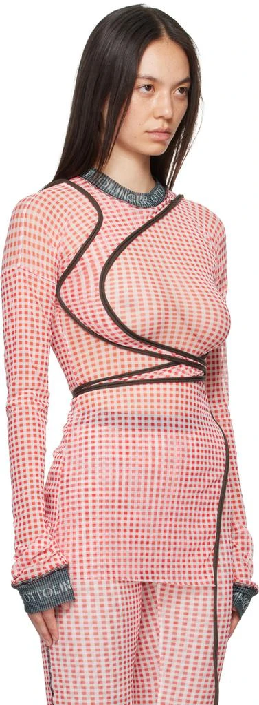 Ottolinger Red Wrap Long Sleeve T-Shirt 2