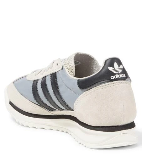 adidas gazelle silver green womens adidas x Sporty & Rich SL72 (Blue/Yellow/White), 5.5